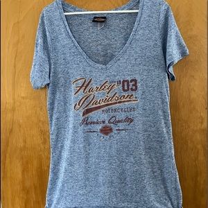 Women’s Harley Davidson V Neck Tee from Sturgis